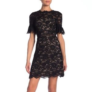 Rebecca Taylor Open Lace Back Dress